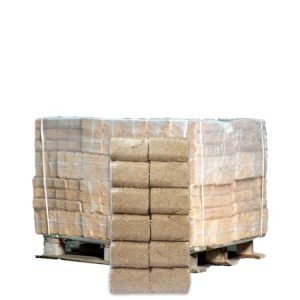 RUF briketter halvpall 48 förpackningar x 10 kg (480 kg)