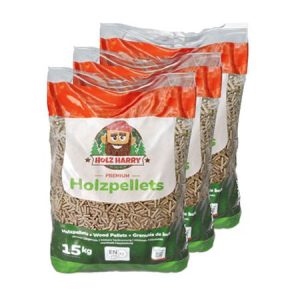 Pall Holz Harry träpellets 65 påsar x 15 kg (975 kg)