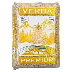 975 kg | Verba Premium (lätta) träpellets | ENplus A1 | Inklusive leverans